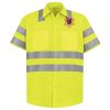 Men's High Visibility Safety Short Sleeve Work Shirt Thumbnail