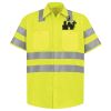 Men's High Visibility Safety Short Sleeve Work Shirt Thumbnail