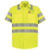 Men's High Visibility Safety Short Sleeve Work Shirt Thumbnail