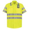 Men's High Visibility Safety Short Sleeve Work Shirt Thumbnail