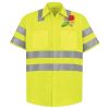 Men's High Visibility Safety Short Sleeve Work Shirt Thumbnail