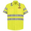 Men's High Visibility Safety Short Sleeve Work Shirt Thumbnail