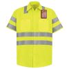 Men's High Visibility Safety Short Sleeve Work Shirt Thumbnail