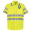Men's High Visibility Safety Short Sleeve Work Shirt Thumbnail