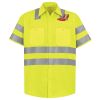Men's High Visibility Safety Short Sleeve Work Shirt Thumbnail