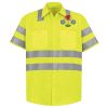 Men's High Visibility Safety Short Sleeve Work Shirt Thumbnail