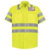 Men's High Visibility Safety Short Sleeve Work Shirt Thumbnail