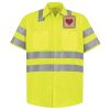 Men's High Visibility Safety Short Sleeve Work Shirt Thumbnail