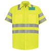 Men's High Visibility Safety Short Sleeve Work Shirt Thumbnail