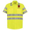 Men's High Visibility Safety Short Sleeve Work Shirt Thumbnail