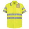 Men's High Visibility Safety Short Sleeve Work Shirt Thumbnail