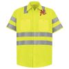Men's High Visibility Safety Short Sleeve Work Shirt Thumbnail
