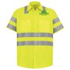 Men's High Visibility Safety Short Sleeve Work Shirt Thumbnail