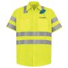 Men's High Visibility Safety Short Sleeve Work Shirt Thumbnail
