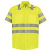 Men's High Visibility Safety Short Sleeve Work Shirt Thumbnail