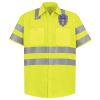 Men's High Visibility Safety Short Sleeve Work Shirt Thumbnail