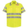 Men's High Visibility Safety Short Sleeve Work Shirt Thumbnail