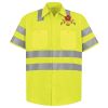 Men's High Visibility Safety Short Sleeve Work Shirt Thumbnail