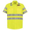 Men's High Visibility Safety Short Sleeve Work Shirt Thumbnail