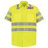Men's High Visibility Safety Short Sleeve Work Shirt Thumbnail