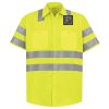 Men's High Visibility Safety Short Sleeve Work Shirt Thumbnail