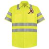 Men's High Visibility Safety Short Sleeve Work Shirt Thumbnail