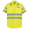 Men's High Visibility Safety Short Sleeve Work Shirt Thumbnail