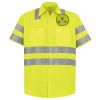 Men's High Visibility Safety Short Sleeve Work Shirt Thumbnail