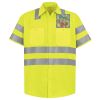 Men's High Visibility Safety Short Sleeve Work Shirt Thumbnail