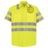 Men's High Visibility Safety Short Sleeve Work Shirt Thumbnail