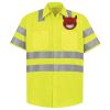 Men's High Visibility Safety Short Sleeve Work Shirt Thumbnail