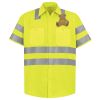 Men's High Visibility Safety Short Sleeve Work Shirt Thumbnail