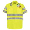 Men's High Visibility Safety Short Sleeve Work Shirt Thumbnail