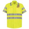Men's High Visibility Safety Short Sleeve Work Shirt Thumbnail