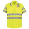 Men's High Visibility Safety Short Sleeve Work Shirt Thumbnail