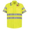 Men's High Visibility Safety Short Sleeve Work Shirt Thumbnail
