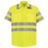 Men's High Visibility Safety Short Sleeve Work Shirt Thumbnail