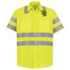 Men's High Visibility Safety Short Sleeve Work Shirt Thumbnail