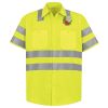 Men's High Visibility Safety Short Sleeve Work Shirt Thumbnail