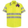 Men's High Visibility Safety Short Sleeve Work Shirt Thumbnail