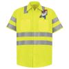 Men's High Visibility Safety Short Sleeve Work Shirt Thumbnail