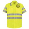 Men's High Visibility Safety Short Sleeve Work Shirt Thumbnail