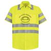 High Visibility Safety Short Sleeve Work Shirt Thumbnail