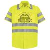 High Visibility Safety Short Sleeve Work Shirt Thumbnail