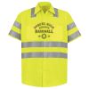 High Visibility Safety Short Sleeve Work Shirt Thumbnail