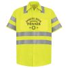 High Visibility Safety Short Sleeve Work Shirt Thumbnail