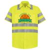 High Visibility Safety Short Sleeve Work Shirt Thumbnail