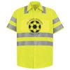 High Visibility Safety Short Sleeve Work Shirt Thumbnail