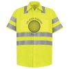 High Visibility Safety Short Sleeve Work Shirt Thumbnail