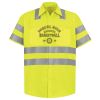 High Visibility Safety Short Sleeve Work Shirt Thumbnail